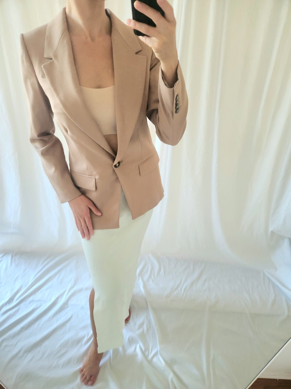 J. Crew Virgin Wool Beige Blazer